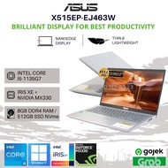 LAPTOP ASUS X515EP-EJ463W CORE I5 GEN 11 RAM 8GB SSD 512GB 15.6"FHD NVIDIA MX330 2GB WIN 11 Free Tas Exlusive