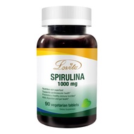 Organic Spirulina 1000mg per Tablet, Natural Multivitamin Superfood, 100% Vegan, Non-Irradiated, 90 