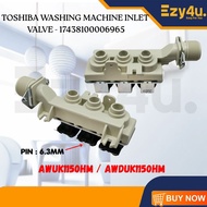 AWUK1150HM / AWDUK1150HM / AWDUK1150H TOSHIBA WATER INLET VALVE WASHING MACHINE WATER INLET COIL (CO