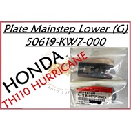 HONDA TH110 HURRICANE ORIGINAL Plate Mainstep Lower(G) Part Number:- 50619-KW7-000 / 50619-KW7-900