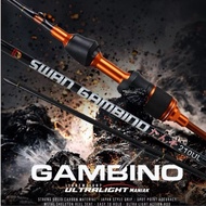 UL SWAN GAMBINO Black Orange 198cm 210cm Ultralight Spinning Fishing Rod