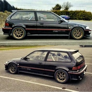 CAR STICKER HONDA EF9 EF CIVIC VTEC SM4 EG K20 SPOON MUGEN ACCORD EG9 EG8