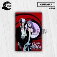 Gintama Gintoki & Sarutobi Anime Hologram Stickers - GTO9