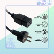 Power Cable UPS APC C19 To Power Cord 3x1.5mm 16A 2.5 Meters K140