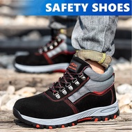 Ready Stock Safety Shoes Welding Shoes Safety Boots Anti-slip Protective Shoes Steel Toe Safety Shoes Steel Toe-toe Work Shoes Welder Protective Shoes Anti-scalding Work Shoes Protective Shoes Kevlar Sole Steel Toe Shoes Anti-