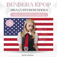 AMERICAN FLAG KPOP GEHLEE UNIS KPOP POSTER/ KPOP FLAG/ Gehlee Gimena Dangca KPOP Tapestry/ Kpop Tape