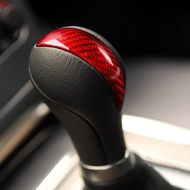Gear Shift Knob Cover Red Carbon Fiber Universal for Infiniti G37 G35 G25 Q40 FX35 FX37 FX50 QX70 QX