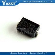 100pcs SMA 1N5817 smd 1A 20V do-214ac IN5817 Schottky diode ss12