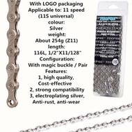 Toopre Chain Bicycle Chain 7/8/9/10/11 SPEED Full Plating ORIGINAL -9Speed