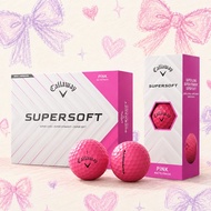 BINGO! Callaway Supersoft Golf 12pcs/Box Full Color Pink
