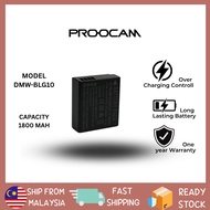 ready stock Proocam DMW-BLG10 BLE9E Battery for PANASONIC LUMIX DMC GF6 GX7 GX85 LX100 CAMERA