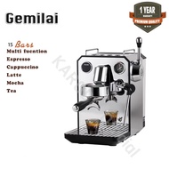 Gemilai เครื่องชงกาแฟอัตโนมัติ (ตั้งค่าเวลาชงบ่มกาแฟตั้งอุณหภูมิสตีมได้) 1700W 1.7 ลิตร รุ่น CRM 300