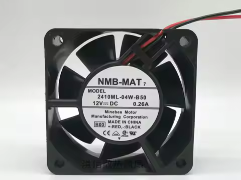 NMB-MAT 2410ML-04W-B50 Server Cooling Fan DC 12V 0.26A 60x60x25mm 2-Wire
