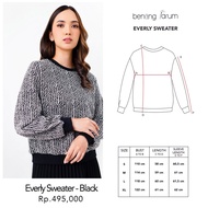 Everly Sweater - Black - S