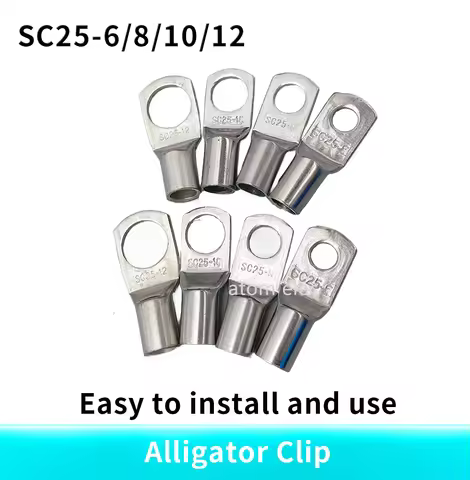 SC25-6 25-8 25-10 70-8 70-10 50-8 50-10 series bolt hole tinned copper cable lug battery terminal gr