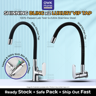 304 Stainless Steel Kitchen Tap | Chrome Kitchen Tap | Paip Sinki dapur | Flexible Kitchen Tap | Bla