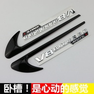 Dedicated to Benz Fender Modified S63L GLC63S E63S Side Label Sticker Air Knife Front Fender Board S