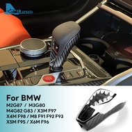 AIRSPEED Hard Carbon Fiber For BMW M2 G87 M3 G80 M4 G82 G83 Car Gear Knob Decor Cover Trim Interior 