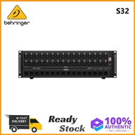Behringer S32 Stage Box with 32 Remote-Controllable Midas Preamps, 16 Outputs and AES50 Networking F