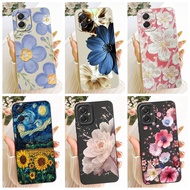 For Samsung Galaxy A07 M07 F07 Case SM-A075F SM-A076B Pretty Daisy Sunflower Soft Silicone Phone Cov
