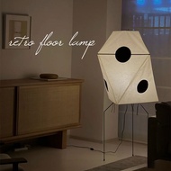 Yu Noguchi Japanese Style Akari Floor Lamp Bedroom Bedside Lamp Silent Rice Paper Art Living Room B 