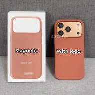 【official 1:1】Magnetic Liquid Silicone for iphone 17ProMax/17Pro/17Air/17  High quality phone case A