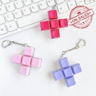 5key Keyboard Key Toy Diy Button Keycap Sensory Fidget Keychain Decompression Toys For Adult G6p0