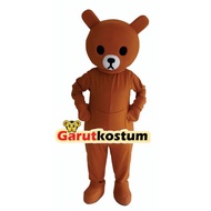 Kostum maskot badut  beruang line terbaru dewasa setelan lucu karnaval