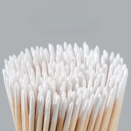 Swab Wooden Cotton 100 Pcs Cotton Swab Stick Pointed Cotton Swab Eyeliner Cotton Swab Cosmetic Cotto