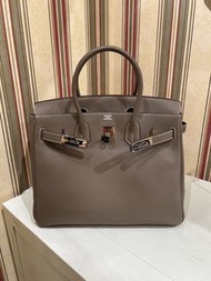 Hermes Birkin 30 框K Togo皮 大象灰 