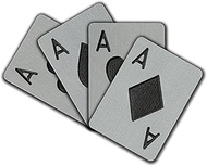 Four ACES - Snowboard Stomp Pads 4 3X4 INCH Pads - Gray