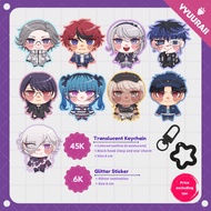 THE HUNDRED LINE LAST DEFENSE ACADEMY || Glitter Sticker || Yyuuraii