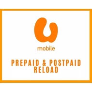 Umobile prepaid reload top up / Simcard Postpaid / bill payment