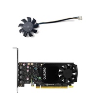 New 46MM 4PIN Graphics Card Fan for NVIDIA LEADTEK Quadro K620 P520 P400 P600 P1000 Graphics Card Re