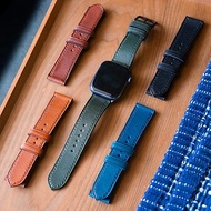 apple watch 錶帶 錶帶訂製 手工錶帶 Italy hand dyed 皮革系列