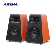 AIYIMA S30 Hifi Active Bookshelf Speakers Bluetooth 5.3 Wooden 100W Studio Monitor Speakers Home The