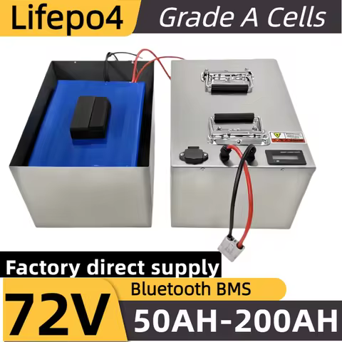 SK-Lifepo4 72V 50Ah 60Ah 70Ah 80Ah 100Ah 150Ah 180Ah 200Ah Lithium Battery for Scooter Motorcycle Tr