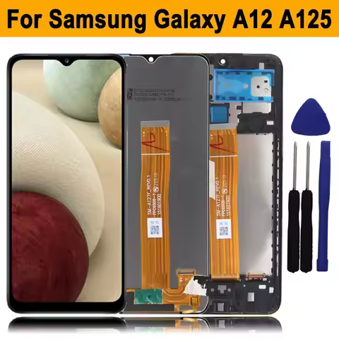 LCD For Samsung A12 A125 LCD Display Touch Screen Digitizer Assembly Replacement Part for Samsung Ga