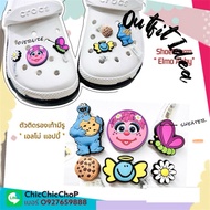 S- MIX Shoe Charm With Holes-Cookie Elmo Abby-Sesame Shop Item Excellent Quality More Eye-Catching T