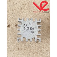 10A KIPROK DIODE + 10A BRIDGE DIODE HEATSINK 10 AMPERE 4-LEG SQUARE DIODE ups s