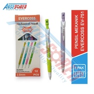 Pensil Mekanik Evercoss [EV-751 / 1 Pack / 12 Pcs] / Mechanical Pencil