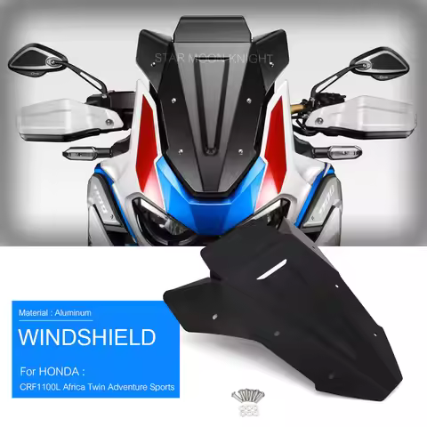 MOTO Windshield For Honda Africa Twin 1100 CRF1100L CRF1100 CRF 1100 L 1100L ADV Adventure Sports 20