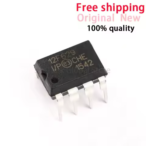 (10piece)100% New PIC12F629-I/P PIC12F675-I/P PIC12F629 PIC12F675 12F629 12F675 DIP-8 Chipset