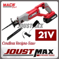 Mace Plus MT-RS21V/S Cordless Recipro Saw with 2.0AH Lithium Battery