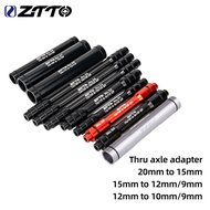 ZTTO MTB Road Bike Front Rear Wheel Thru Axle Adapter 20mm to 15mm 12mm to 9MM TA to QR Skewers