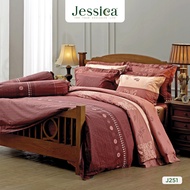 Jessica Cotton mix พิมพ์ลาย J251 ชุดเครื่องนอน ผ้าปูที่นอน ผ้าห่มนวม เจสสิก้า พิมพ์ลายได้อย่างประณีตสวยงาม