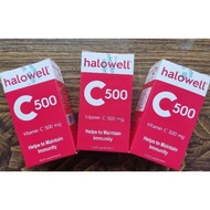 Halowell C500 Vitamin C 500 Mg (30 Caplets)