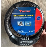 Genuine Tonyon 5-digit rope lock, 20mm thick, 0.8m long