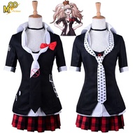 Danganronpa Enoshima Junko Cosplay Costume School Uniform Suit Fancy Dress and wig