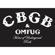 CBGB OMFUG STICKER POSTER SIZE A3+ Iconic New York Legacy